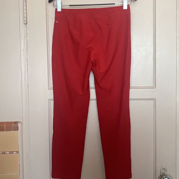 EILEEN FISHER RED CREPE PANTS SKINNY LEG SIZE XSP Nordstrom - Picture 4 of 10